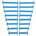 16pcs/lot Silicone Shoelaces No Tie Shoelaces 12 Colors Elastic Lace Shoelace Creative Lazy Silicone Laces Rubber Lace