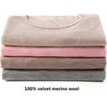 100% brushed merino wool thermal underwear women winter clothing for men woman warm wear long johns lingerie set thermo clothes