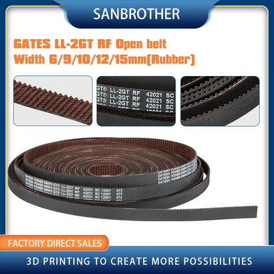 GT2 LL-2GT RF 2GT Open Synchronous Timing belt width | SAMAG