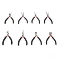 Mini Pliers Tools Set for Jewelry Making Beading round Flat Long Needle Nose Cutting Wire Complete Beading Jewelry Equipment Kit