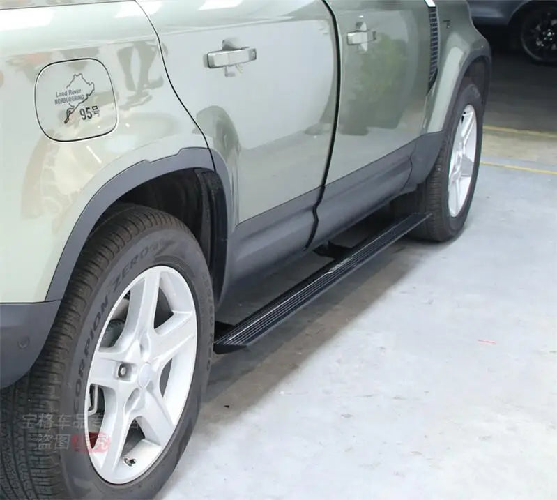 Electric Running Board Side Step For LAND ROVER Defender 90 110 130 2019-2026 Automatic Retractable Foot Bar Pedal Nerf Bars