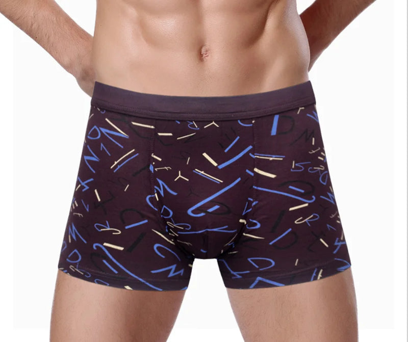 Bamboo Male Panties Sexy Underwear Men Cuecas Boxer New Fashion Boxer Shorts Mens Underware 4pcs/lot Free Shipping