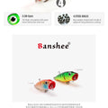 Banshee 45mm 3.3g Mini Popper Fishing Lure Hard Bait Artificial Poper Topwater Bass Trout Pike Fishing Crankbait Crank Wobbler
