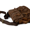 I AM LEGEND Will Smith Canvas +Genuine leather Men Messenger Bag Canvas Shoulder Bag men Crossbody Bag Sling Casual Bag Satchel