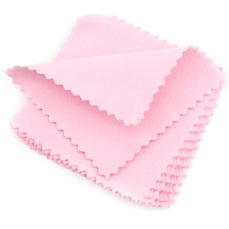 10/50/100pcs 8x8cm Polishing Cloth Set Jewelry Cleaning For Silver Gold Metals Keep Shining Tools - Visuel 8 | SAMAG