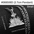 Anniyo Haiti Pendant and Necklace for Women/Girls,Ayiti Items Jewelry of Haiti @068506