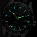 Custom Logo NH35 Movement Watch 10bars Mens 41mm Sapphire Ceramic Bezel Male Mechanical Clock Diver Sports Automatic Wristwatch