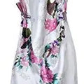 Silk Satin Wedding Bride Bridesmaid Robe Floral Bathrobe | SAMAG