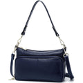 Zency Women's Handbag 100% Genuine Leather Ladies Shoulder Crossbody Messenger Bag Fashion Hobos Black High Quality