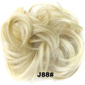 Jeedou Messy Bun Chignon Donut Hair Pad Elastic Hair Rope Rubber Band Synthetic Hairpiece Hair Accessories for Women