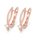 1 Pair Gold Plated  Earring Hooks Components Accessories Supplies For Woman DIY  Handmade Making Findings Jewelry  Wholesale
