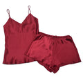 22MM Real 100% Silk  Pajamas Women's Summer  Shorts Two Piece Set Sexy Cool Home  Silk Pajamas 2xl 3xl 4xl Sleepwear Pajamas