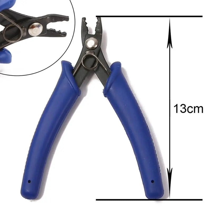 Mini Pliers Tools Set for Jewelry Making Beading round Flat Long Needle Nose Cutting Wire Complete Beading Jewelry Equipment Kit