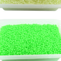 INFOF 100-500pcs/lot Soft Egg Beads Fishing Stop Luminous Oval Rubber Stopper Night Fly Fishing Accessories pesca