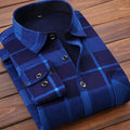 Winter Men's fashion smart casual striped long Sleeve | SAMAG