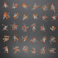 35pcs/Lot Crystal Oscillator Electronic Kit, HC-49S 7 kind DIP Quartz Oscillator 32.768Khz 4Mhz 8Mhz 12Mhz 16Mhz 20Mhz 25Mhz