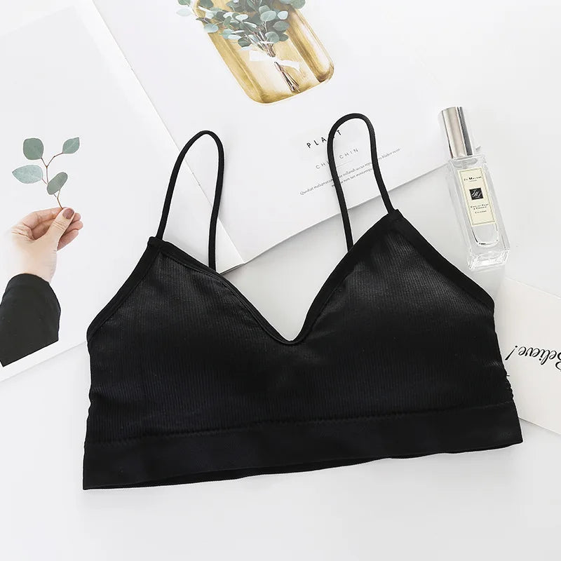 Seamless Women Sports Bra Running Bralette Padded Vest Elastic Brassiere  Fitness Gym Underwear Bra Top