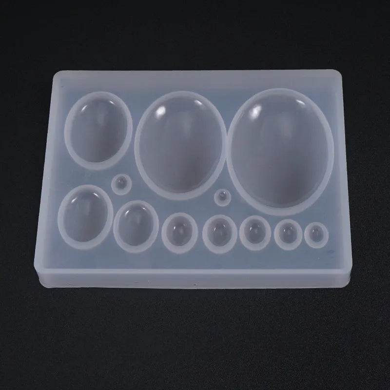 SNASAN Cute Beads Cube Triangle Silicone Mold For Jewelry Earrings Pendant Making Resin UV Epoxy Resin Molds Crafts DIY Tool