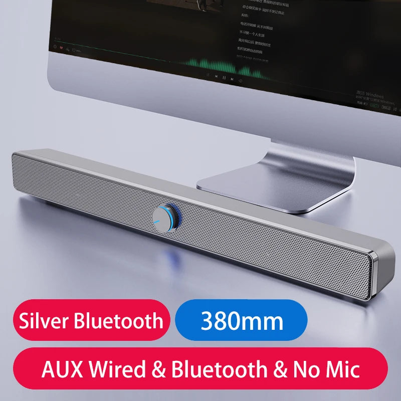Soundbar TV Barra De Sonido Sound Bar Bluetooth Speaker Bocinas Alta Fidelidad Caixa De Som Para PC Computer Speakers Desktop