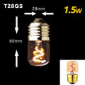 Retro Dimmable LED Edison Bulb E27 3W Gold Spiral Filament ST64 G125 Ampoule LED Lamp Incandescent Chandelier Decorative Lightin