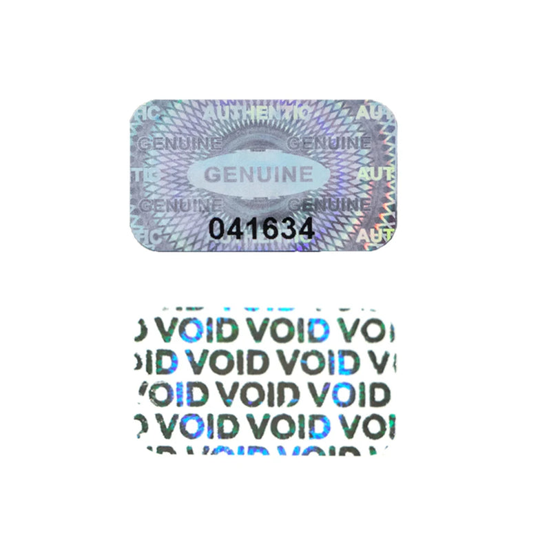 300/600/1200 pcs Security Seal Tamper Proof Stickers Holographic Warranty Void Laser Label with Serial Number Adhesive Labels