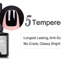VENALISA Non Cleansing Topcoat Nail Art 7.5ml Soak off Base Coat Foundation No Wipe Top Coat Nail Gel Funny Bunny Gel Varnish