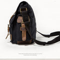 I AM LEGEND Will Smith Canvas +Genuine leather Men Messenger Bag Canvas Shoulder Bag men Crossbody Bag Sling Casual Bag Satchel