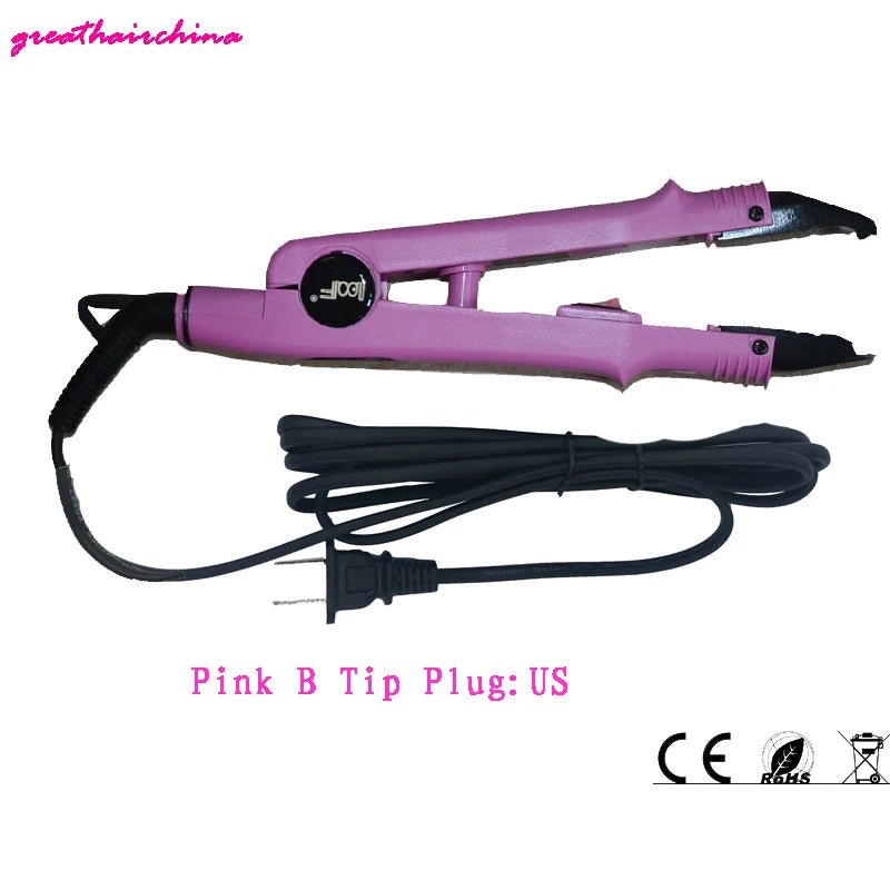 JR-611 Professional Mini Hair Fusion Iron Constant Temperature Heat Keratin Melt Extension Connector Tool for Hairdress
