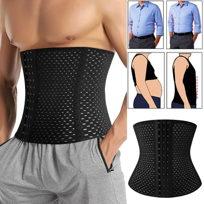 Waist Trainer Shapers Corset For Men Abdomen Reducer | SAMAG