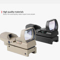 Hot 20mm Rail Riflescope Hunting Optics Holographic Red Dot Sight Reflex 4 Reticle Scope Collimator Sight