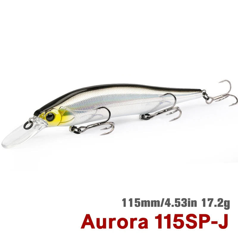 TSURINOYA 115mm 17.2g Suspending Minnow Fishing Lure - View 8 | SAMAG