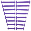 16pcs/lot Silicone Shoelaces No Tie Shoelaces 12 Colors Elastic Lace Shoelace Creative Lazy Silicone Laces Rubber Lace