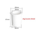 1 - 4KG Ceramic Shield Gold Melting Cup /Foundry Crucible For Induction Furnace Quartz Coat Metal Casting - Visuel 8 | SAMAG