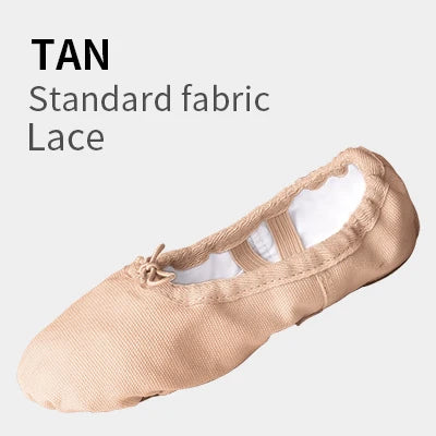 Boys Men Ballet Dance Shoes Adult Girls Soft Canvas Practice Dance Shoes Leather Sole Ballerina Shoes For Ballet