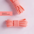 1pair Round Shoelaces Polyester Solid Classic For Yezy Sports Boot Bold Shoeslace Sneaker Shoe Laces Shoes Strings