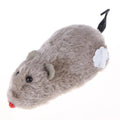Creative Funny Clockwork Spring Power Plush Mouse Toy Multi Color Cat Dog Playing Interactive Toy Mechanical Motion Rat Pet Toy
