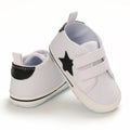 VALEN SINA New Baby Shoes White Christening Baptismal Moccasins Infant Boys Girls Slip-On Peas Shoes Walking Shoes