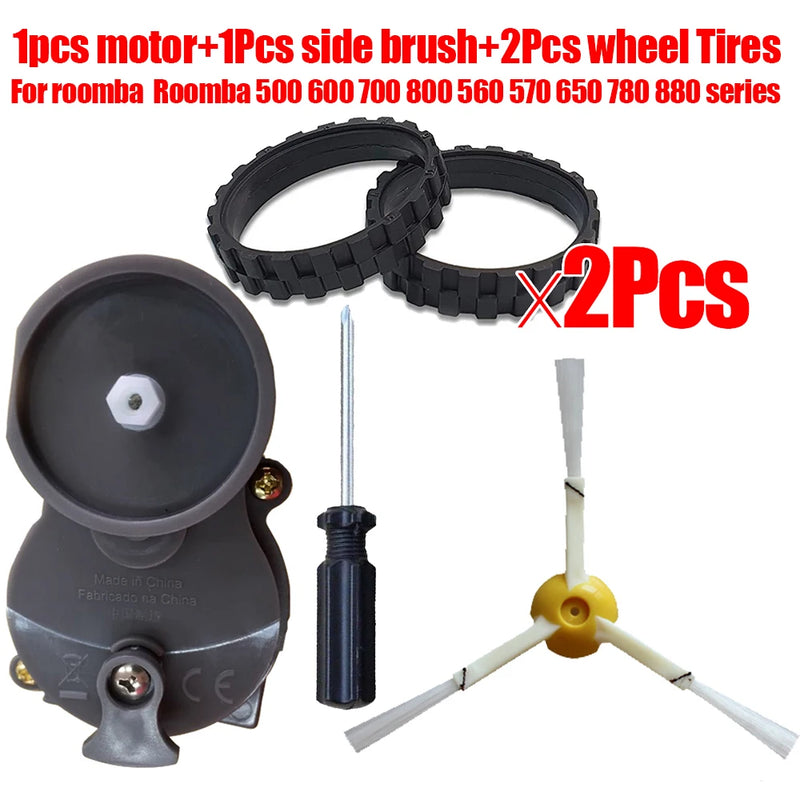 Upgraded wheel brush motor for irobot i7 E6 E5 Roomba 500 600 700 800 560 570 650 780 880 series Vacuum Cleaner robot Parts