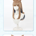 Uma Musume: Pretty Derby Cosplay Almond Eye Wig Halloween anime party heat-resistant synthetic light brown wig