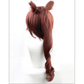 Anime Uma Musume Pretty Derby Tokai Teio Wig Brown ponytail cosplay wig Halloween party wig