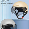 Bicycle Safety Helmet 3C Certified Men's and Women's Adult Children Cartoon Electric Bicycle Motorcycle Half Helmet with Goggles