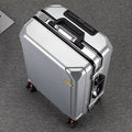 COLENARA Cabin Suitcase Men's Business Boarding Box Women's Aluminum Frame Trolley Case 20"22"24"26 Inch Large Capacity Luggage