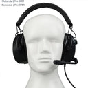 Retevis KM Headset with Noise Reduction Rotatable Boom Microphone for Baofeng UV-5R Quansheng UV K5 UV K6 UV K58 Walkie Talkie