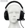 Retevis KM Headset with Noise Reduction Rotatable Boom Microphone for Baofeng UV-5R Quansheng UV K5 UV K6 UV K58 Walkie Talkie