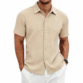 European and American Men's Casual Jacquard Shirt Summer | SAMAG