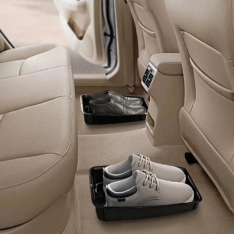 Car Shoes Storage Tray Interior Multifunctional Durable Accessory Tidying Vehicle Organizer Under Seat Container Box Car Accesso
