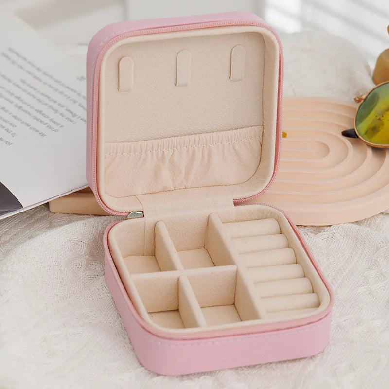 Double - layer Wooden Jewlery Box Ring Jewelry Boxes and Packaging with PU Leather Storage Organizer and - Visuel 11 | SAMAG