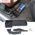For Cadillac Escalade 2007-2014 Accessories Stowing Tidying Car Front under-seat Storage Basket Organizer