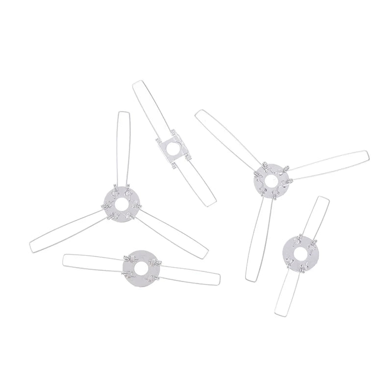 4Pcs 2-Forks 3-Forks Galvanized Fixing Spring Clip Spring Buckle For Fixing Lampshade Shrapnel DIY For Pandent Lamps Lanterns