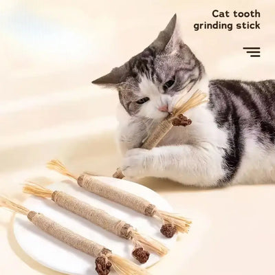 Cat Silver Vine Teeth Grinding Rod Natural Catnip Toy | SAMAG